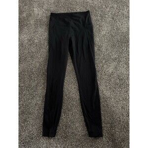MPG Leggings Womens Size S/P Black High Rise Full Length Yoga Side Pockets